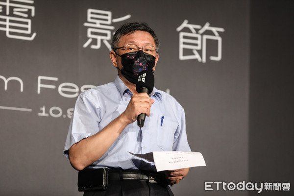 ▲台北市長柯文哲出席台北電影節開幕記者會。（圖／記者林敬旻攝）