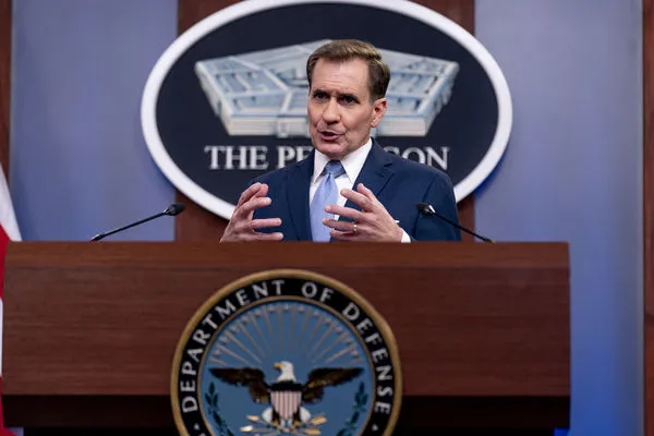 ▲▼美國國防部發言人柯比。(圖/達志影像/美聯社)