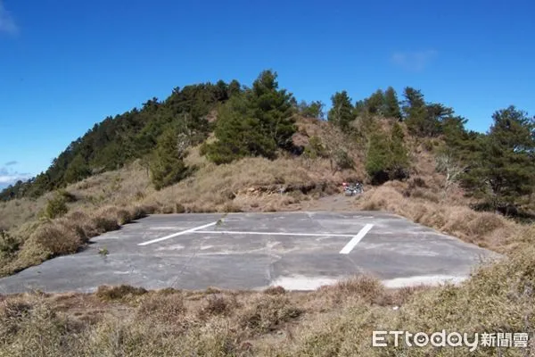 ▲玉山園區停機坪設施。(圖/玉山國家公園管理處提供)