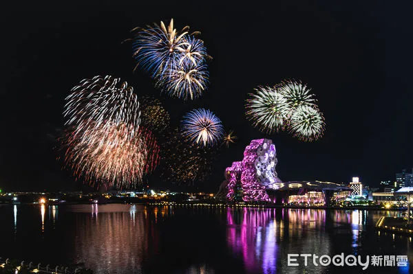 ▲▼2021國慶煙火試放。(圖/高雄市政府提供)