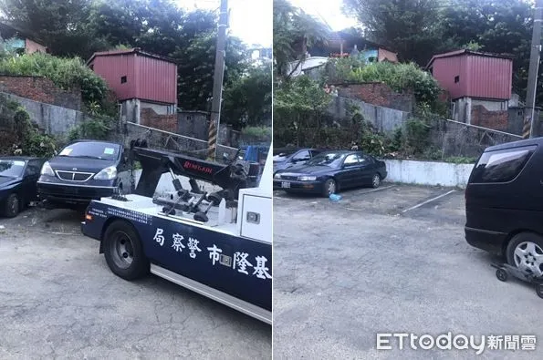▲該車輛占用車位三年,林右昌勒令處理。(圖/記者郭世賢翻攝)
