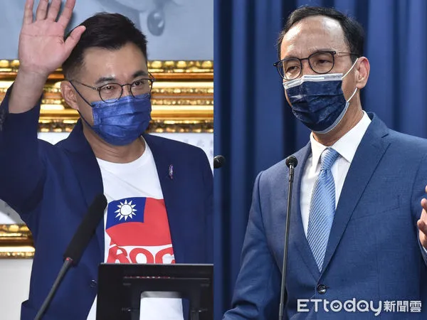 ▲▼國民黨主席選舉結果出爐,江啟臣連任失利、朱立倫勝選。(圖/記者李毓康攝)