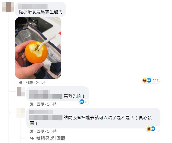 ▲網友吃柳丁的方法被大讚有創意。（圖／翻攝自Instagram／宅女小紅）