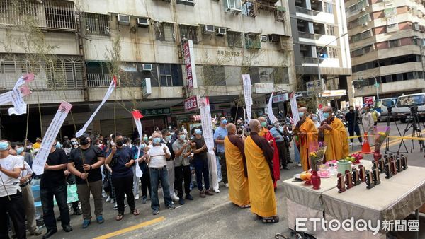 ▲▼城中城招魂現場。（圖／記者吳世龍攝，下同）