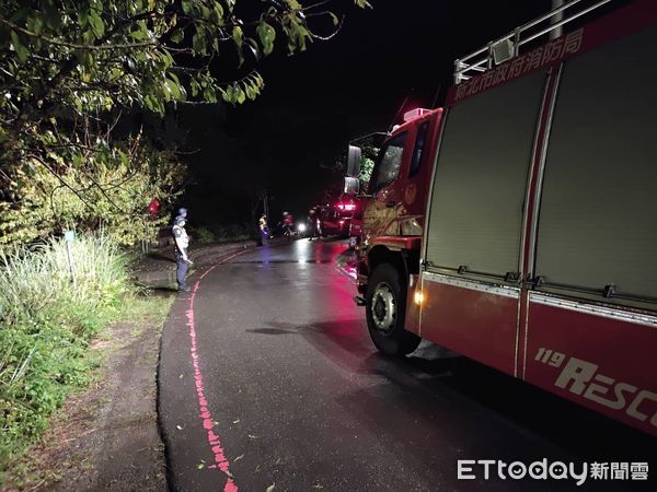 ▲▼新北市雙溪虎豹潭大自然體驗營意外，2大6小遭山洪沖走，25人受困。（圖／記者郭世賢翻攝，下同）