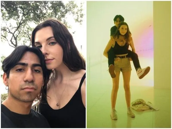 ▲▼ 美國美腿女大生男友身高157。(圖/翻攝Twitter@alliepiiied)