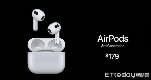 ▲airpods 3。（圖／蘋果直播）