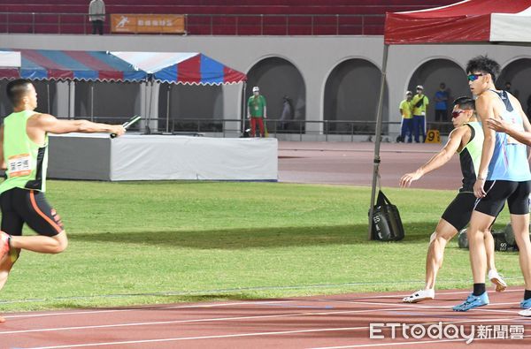 ▲▼  全運會／陳傑4x400接力           。（圖／記者謝孟儒攝）