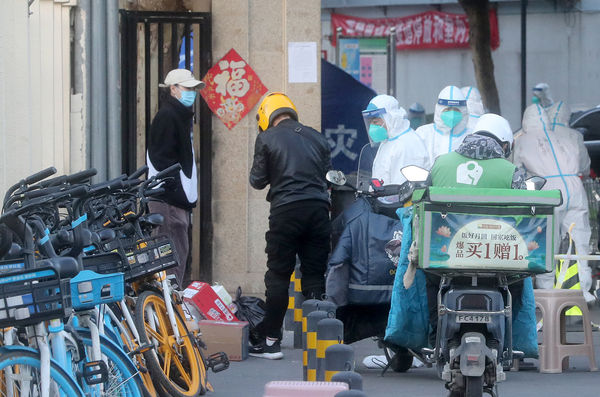 ▲北京豐台區對確診病例居住社區進行封閉管理。（圖／CFP）