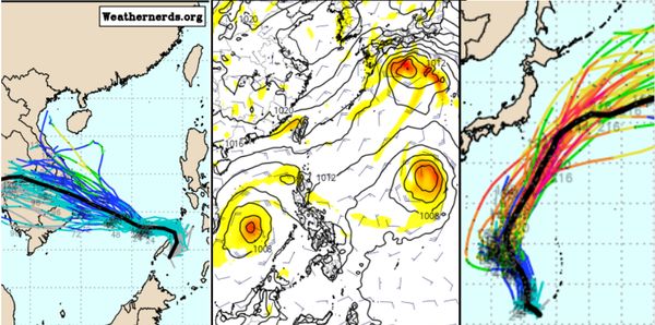 天氣圖。（圖／翻攝「三立準氣象· 老大洩天機」）