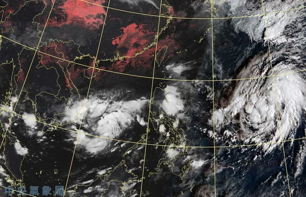 天氣圖。(圖/氣象局)