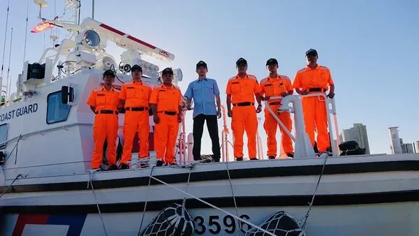 ▲▼台中海巡隊打擊犯罪添利器,35噸巡防救難艇時速可達83km。(圖/台中海巡隊提供)