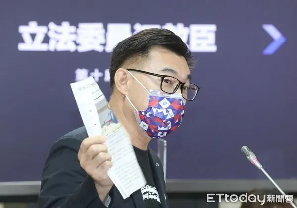 ▲立委江啟臣29日在外交國防委員會質詢。(資料照/記者屠惠剛攝)