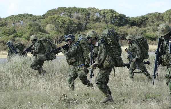 ▲▼日本自衛隊,自衛隊軍事演習。(圖/達志影像/美聯社)