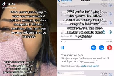 陌生號碼狂傳訊！28歲女以為騷擾就封鎖　細聽語音留言卻秒掉淚！