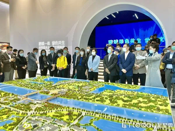 ▲「看新城,話發展」系列參訪活動來到最後一站─青浦區。(圖/記者趙禕攝)