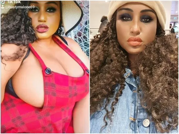 ▲▼38J巨乳網紅芙琳(Shirley Flynn)控訴被「Ban掉」8組TikTok帳號。(圖/翻攝自IG/@busty_malone_)