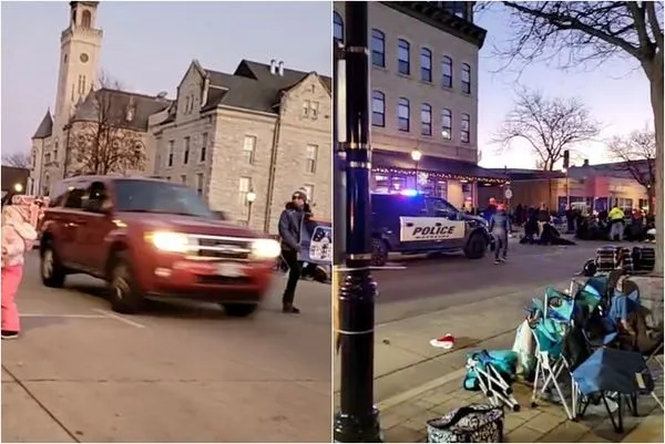 ▲▼ 美國威斯康辛州聖誕遊行21日發生休旅車衝撞人群事件。(圖/路透)