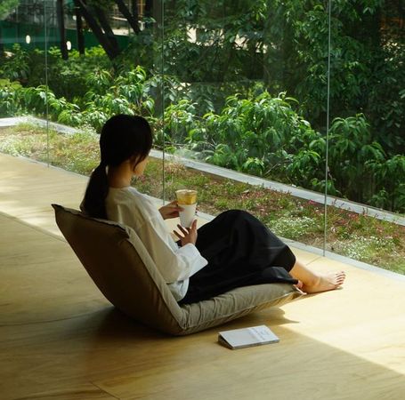▲▼南韓首爾林地區的「放空茶室」綠色實驗室Green Lab。（圖／翻攝自IG／greenlab_seoulforest）