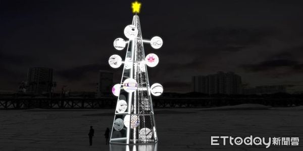 ▲台南市政府今年以「豐盛之樹」為主題迎接聖誕佳節，2021台南聖誕燈節將以三部曲揭開活動序幕。（圖／記者林悅翻攝，下同）
