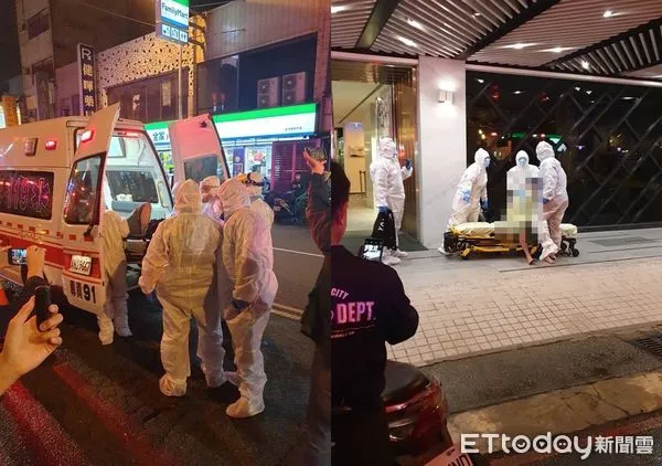 ▲▼快訊/防疫旅館遭旅客縱火 警消穿防護衣搶救。(圖/記者白珈陽翻攝)