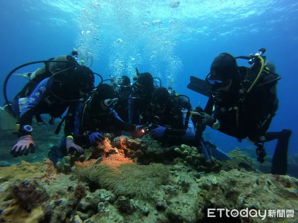 ▲環保局結合台東縣自然與人文學會推動綠島環保行動。(圖/記者楊漢聲翻攝)