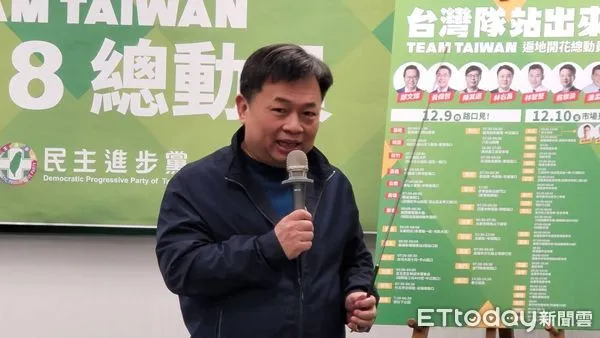 ▲林錫耀說明「10+1」衝刺計畫。(圖/記者呂佳賢攝)