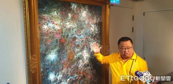 ▲▼ 何宗烈畫展 。(圖/記者翁伊森攝)