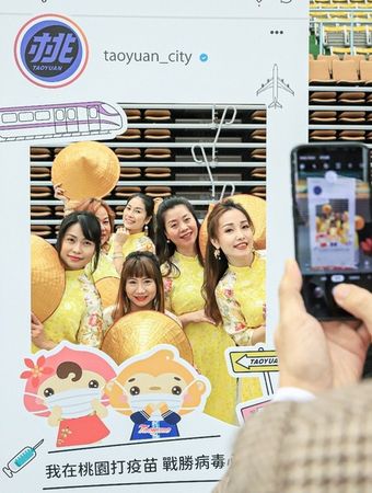 ▲桃園接種疫苗看新住民舞蹈。(圖/新住民聯合服務中心提供)