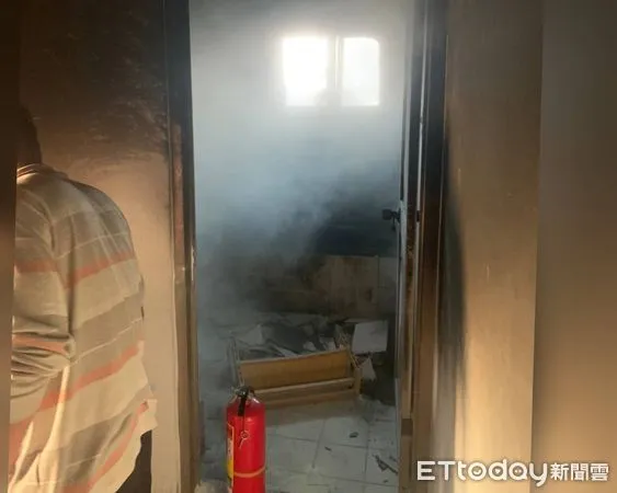 ▲彰化田尾發生火警2人受傷送醫。(圖/彰化消防局提供)