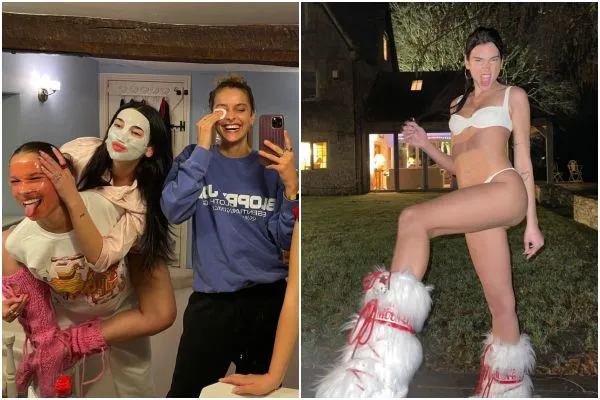 ▲▼杜娃黎波(Dua Lipa)聖誕節與一群女性好友開趴。(圖/翻攝自IG)