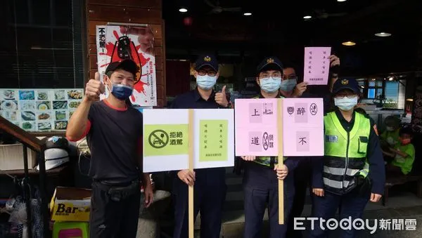 ▲恆春警方密集進行酒駕勿上道宣導 。(圖/記者陳崑福翻攝,下同)