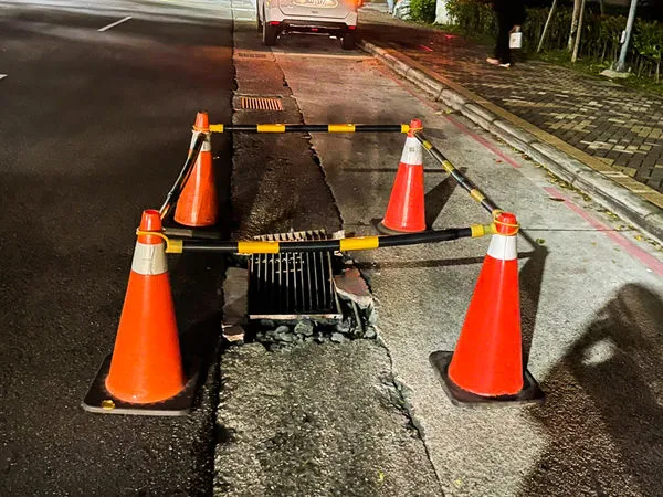 ▲▼林口,側溝,遷移。(圖/新北市政府提供)