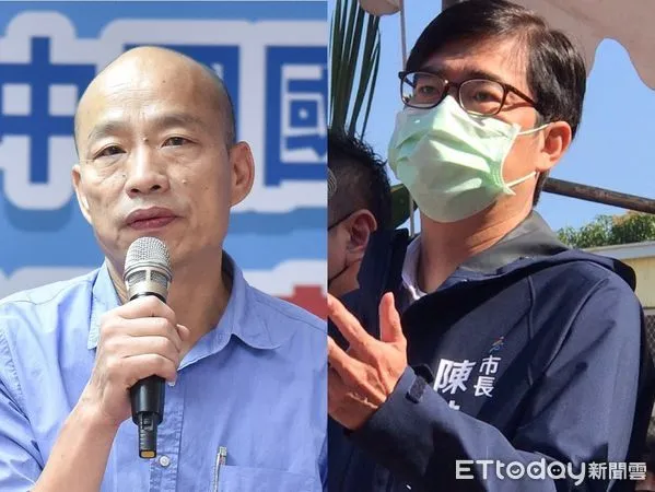 ▲▼韓國瑜、陳其邁。(圖/ETtoday新聞雲資料照)