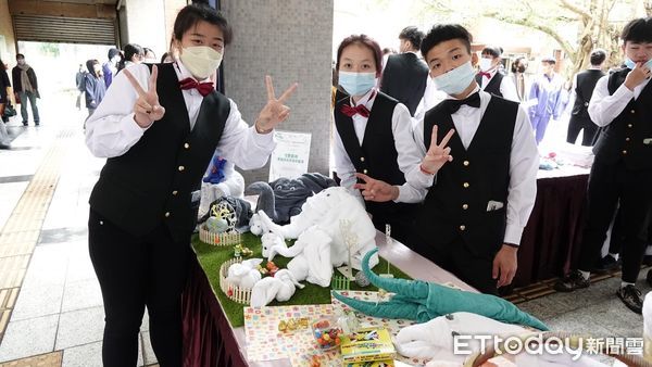 ▲金山高中餐飲週「烘焙職人」成果展 培養學生跨領域專業多元能力。(圖/新北市金山高中提供)