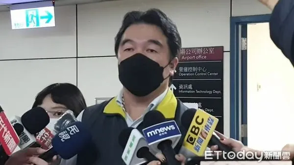 ▲▼桃機群聚擴大,王必勝說明。(圖/記者沈繼昌翻攝)