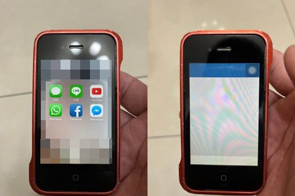 ▲原po的iPhone 4。(圖/翻攝自PTT)