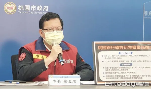 ▲桃園市長鄭文燦指出,針對居服員傳播鏈,盡量擴大匡列為原則。(圖/記者沈繼昌翻攝)