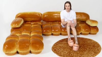 饒舌藝術男求聯名「麵包L型沙發」　IKEA：破萬留言就賣