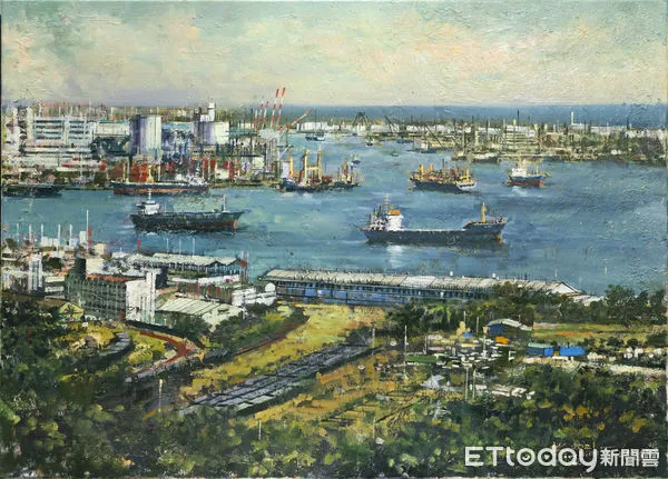 ▲▼楊年發與吳淑惠畫展。(圖/記者陳宏瑞翻攝)