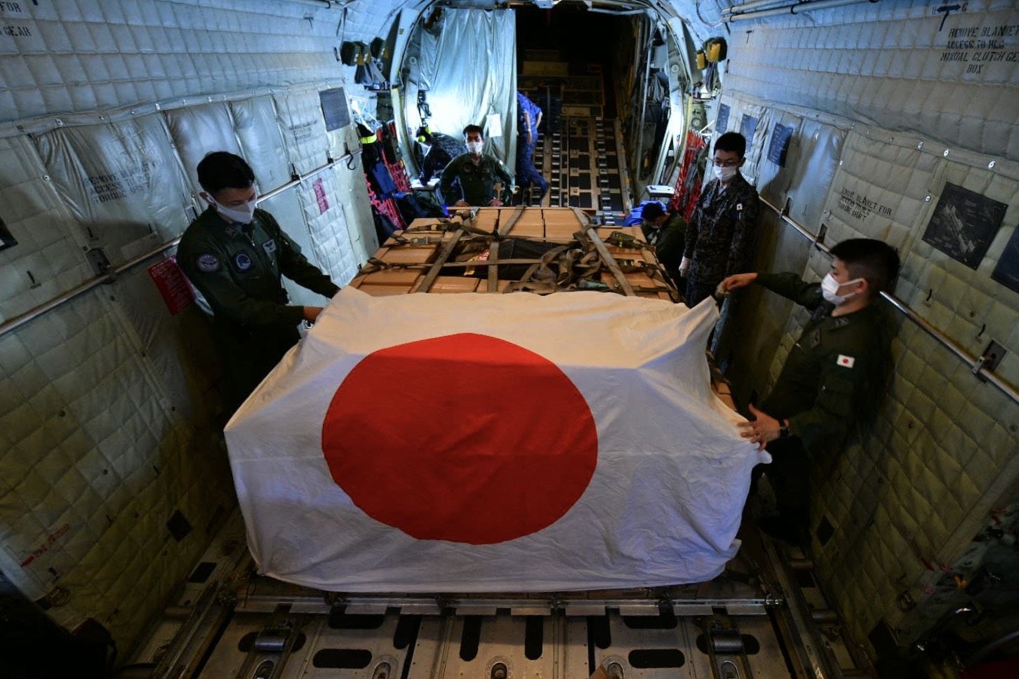 ▲▼日本自衛隊赴東加救災「4人染疫」　救援全面喊卡。（圖／防衛省統合幕僚監部）