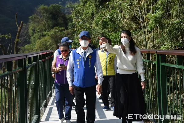 ▲竹山瑞龍瀑布重新開園(下同)。(圖/南投縣政府提供)