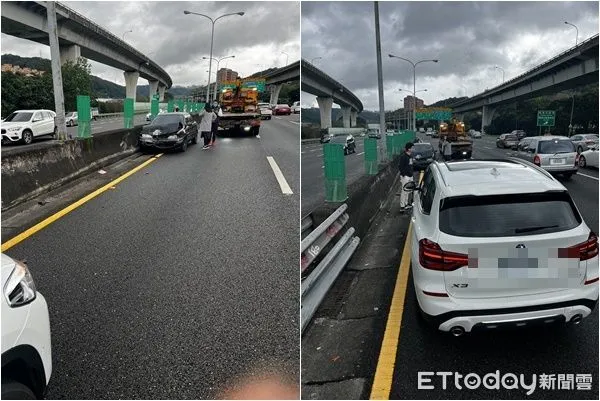 ▲▼國道一號五股段塞車。(圖/民眾吳先生提供)