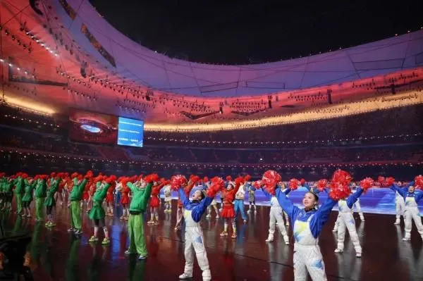 ▲▼北京冬奧廣場舞。(圖/翻攝新華社)