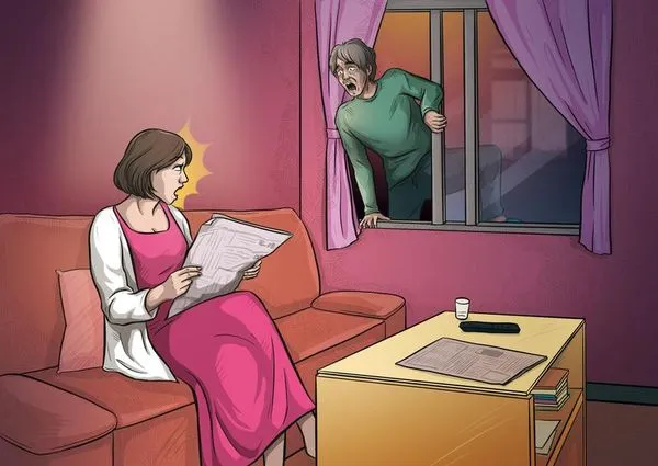 曹阿明(右)自爆,曾潛入女明星湛蓉(左)住處行竊失風,之後將她殺害。(示意畫面)