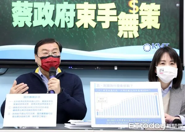 ▲▼立法院 國民黨團召開「終結低薪 蔡政府束手無策」記者會。(圖/記者屠惠剛攝)