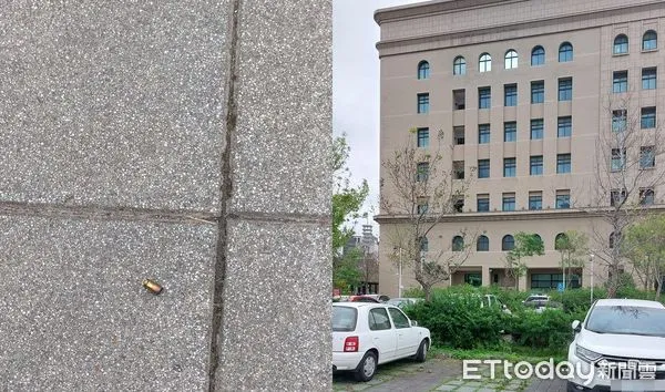 ▲猖狂男新竹地檢署外連續開槍 警3小時帶回2嫌2槍枝。(圖/讀者提供)