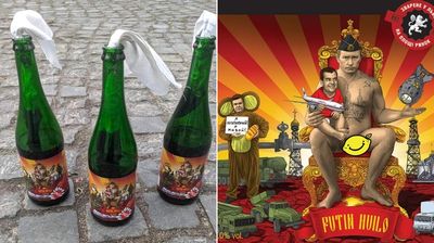 烏克蘭酒廠改產汽油彈　標籤嗆「普丁是白癡」細看超多魔鬼細節