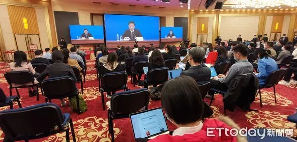 ▲▼全國政協十三屆五次會議新聞發布會,2022兩會,郭衛民。(圖/記者任以芳攝)