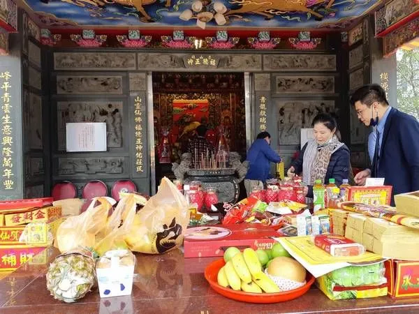 ▲區內逾半土地公廟重新安座,「正六代青埔人」都參與